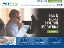 Tablet Screenshot of paytrak.ca